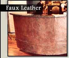 Faux Leather Finishes